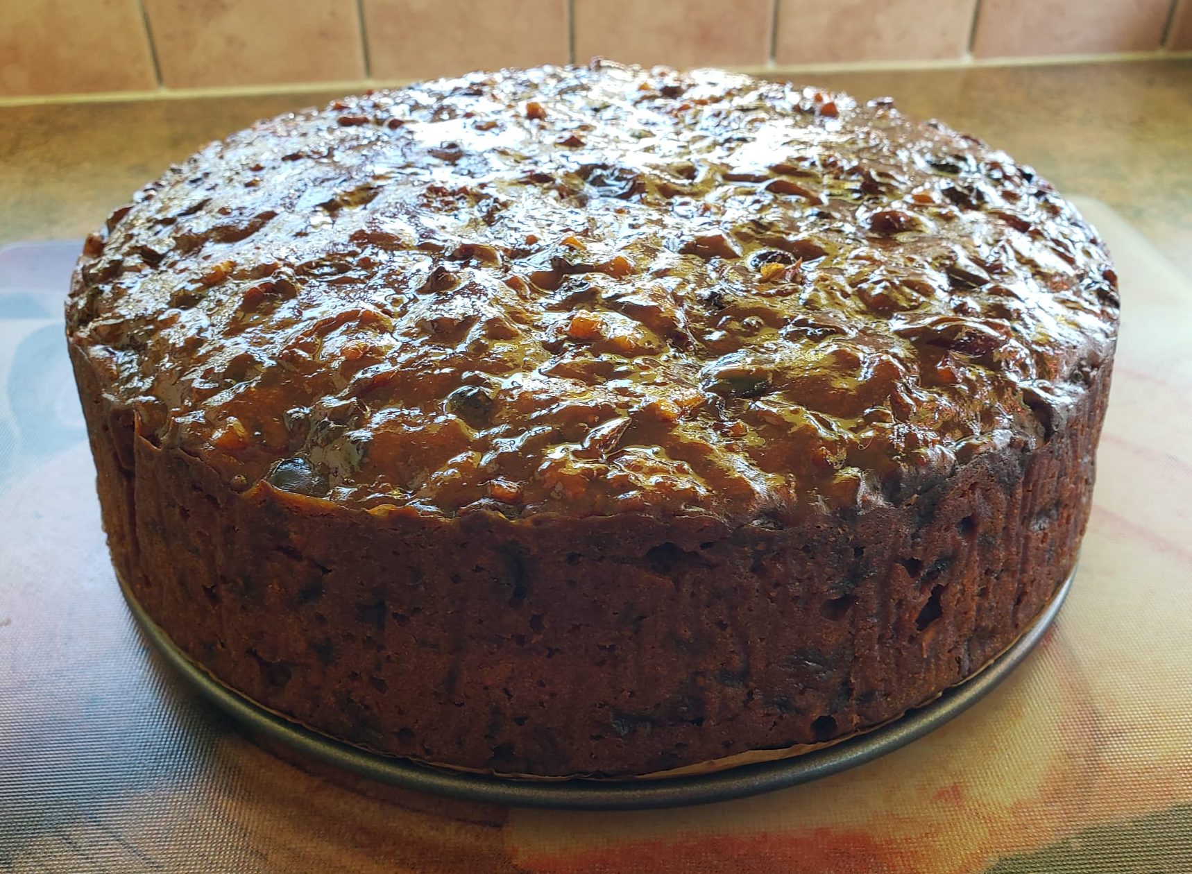 Brandy Infused Fruit Cake